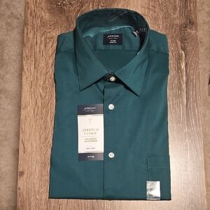 Arrow Men's Forest Green Dress Shirt